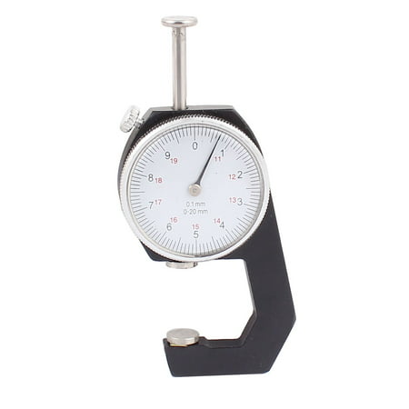 0 to 20mm Dial Indicator Pocket Thickness Gage Gauge